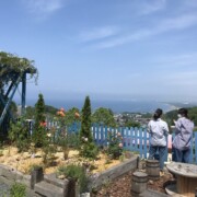 3) お庭にはテラスがあります。